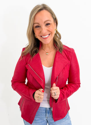 Need It Jacket in Red by Clara Sunwoo