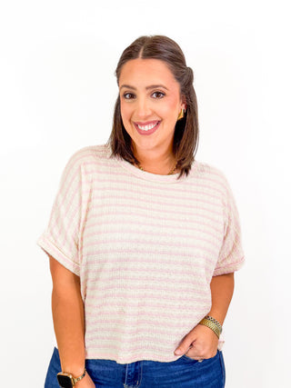 Easy Does It Top in Rose