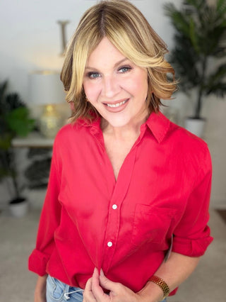 Styled by Val: Galina Top in Salsa