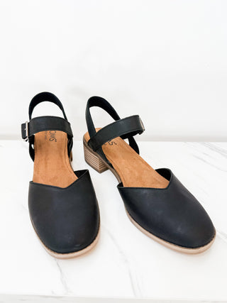 The Walkabout Heel in Black by TOMS