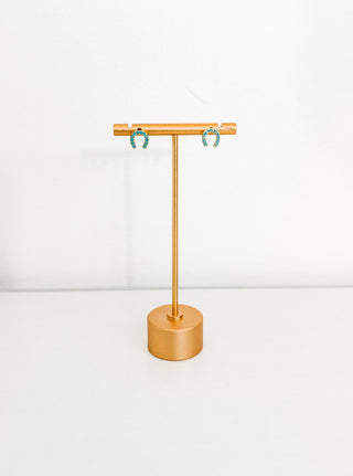 Lucky Stud Earring in Turquoise by Sahira