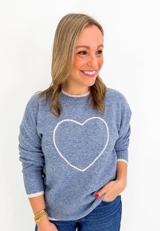 Heart You Sweater by Charlie B