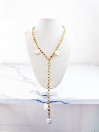 St. Bart's Pearl Lariat by Sahira