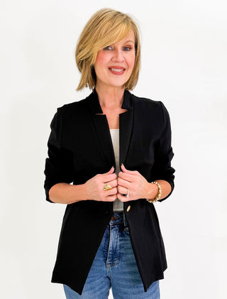 Bless Your Layers Blazer in Black