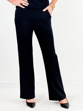 Soft Structure Pant in Black by Clara Sunwoo