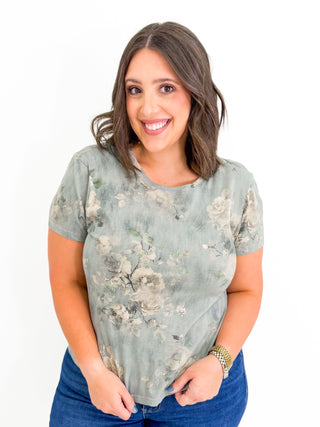 Unity Tee in Sea Glass Garden by Dear John