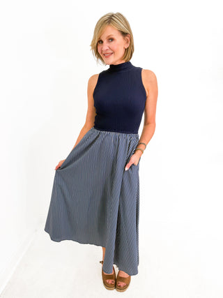 Navy Muse Dress by Elan