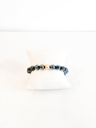 Melange Beaded Bracelet in Deco by BuDhaGirl