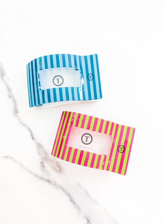 Cabana Collection Large Flat Rectangle Hair Clip by Teleties