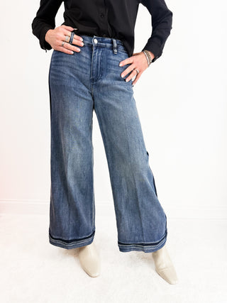 Super Wide Leg w/ Shadow Cuff in Reflection by Liverpool
