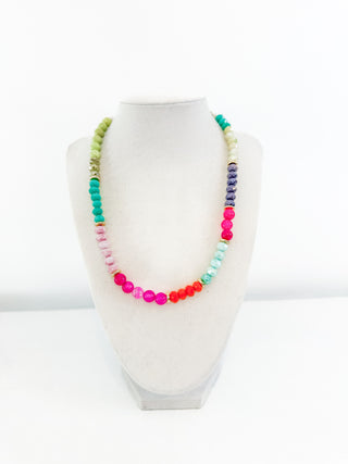 Bright Crystal Sorbet Necklace by Scooples