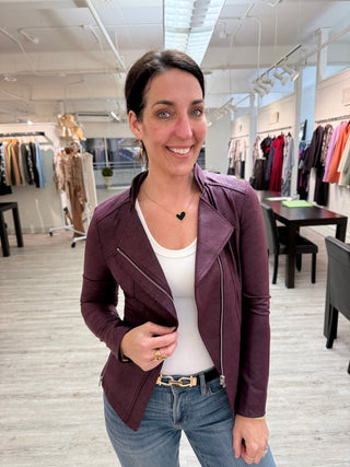 Preorder Need it Jacket in Plum by Clara Sunwoo