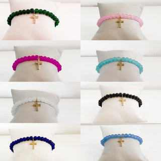 At the Cross Beaded Bracelet