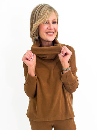 Preorder First Class Travel Top in Camel by Clara Sunwoo