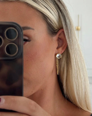 Reagan Earrings by Chansutt Pearls