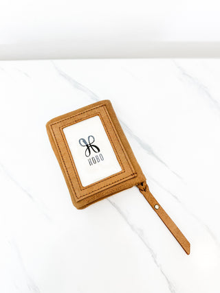 Lumen Mini Wallet in Whiskey by HOBO
