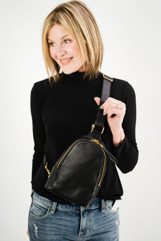 Fern Sling in Black by HOBO