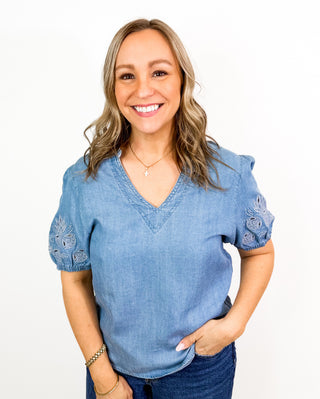 Stitched in Style Top by Elan