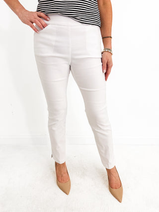 Sleek & Steady Pant in White by Tribal