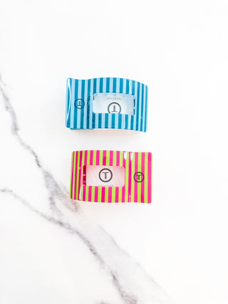 Cabana Collection Small Flat Rectangle Hair Clip by Teleties