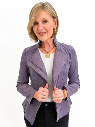 Preorder Need it MORE Jacket in Violet by Clara Sunwoo
