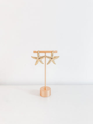 Starfish Earrings by Chansutt Pearls