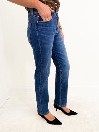 Rowan Slim Pant in Twilight Tide by Liverpool