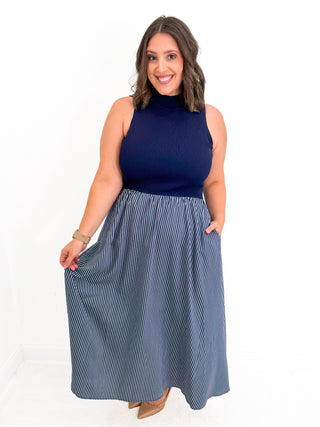 Navy Muse Dress by Elan
