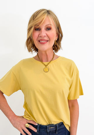 Another One Bites the Dusty Top in Yellow