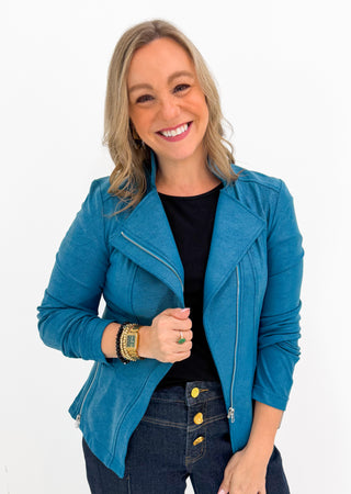 Need it Jacket in Teal by Clara Sunwoo