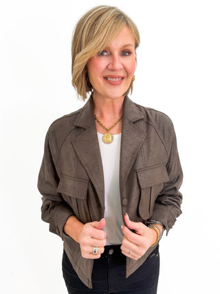 Preorder Pocket of Pretty Jacket in Brown by Clara Sunwoo
