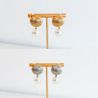 Aubrey Earrings by Chansutt Pearls