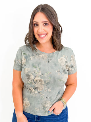 Unity Tee in Sea Glass Garden by Dear John