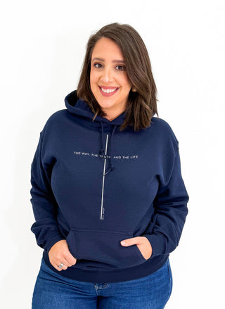 The Life Hoodie in Navy