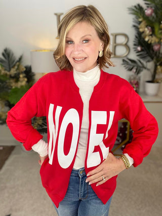 Styled by Val: Oh Noel You Didn't Cardigan.