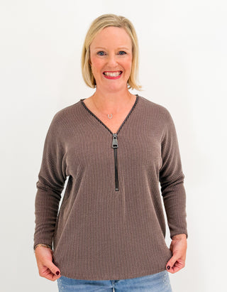 Make It Yours Top in Brown