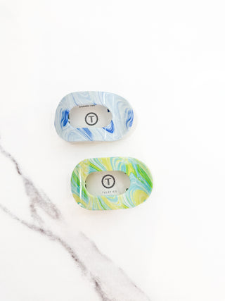 Cabana Collection Small Flat Round Hair Clip by Teleties