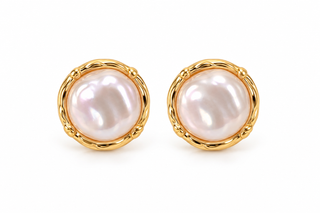 Snowball Stud Earring