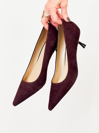 Bella Step Heel in Dark Brown