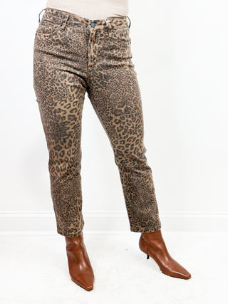 Anika Straight Jean in Shadow Leopard by Dear John