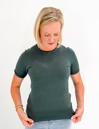 Season Staple Top in Hunter