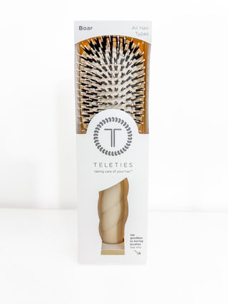 Boar Bristle Hair Brush by Televise