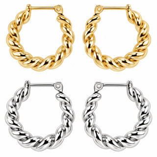 Ivory Hoops by Chansutt Pearls