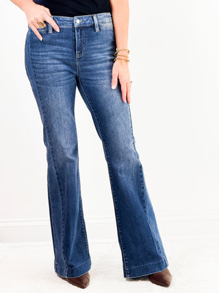 Hannah Flare w/ Blocking Details in Ridgely by Liverpool