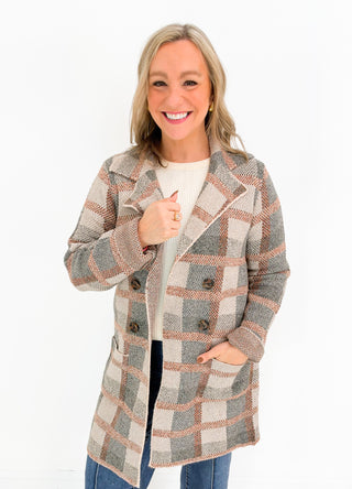 Autumn Avenue Cardigan in Taupe