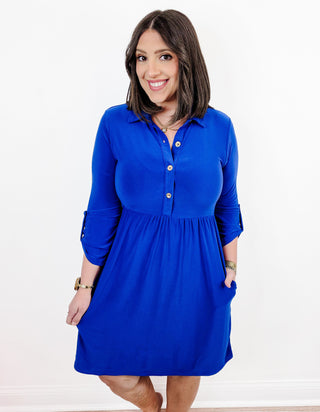 Mainstay Moment Dress in Royal