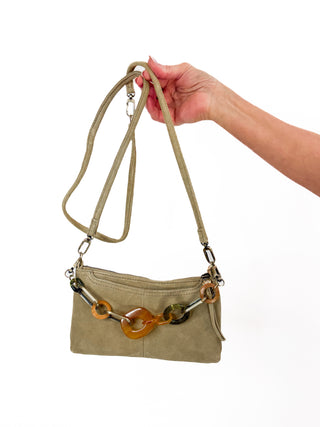 Darcy Crossbody With Charm in Twilight Fern by HOBO