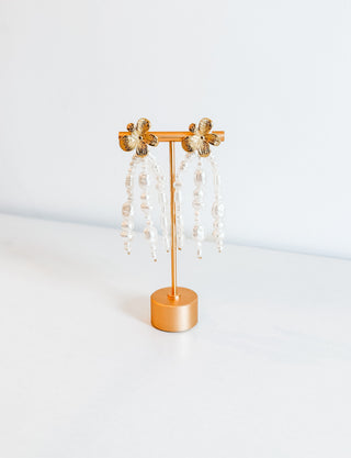 Aloha Earrings by Chansutt Pearls