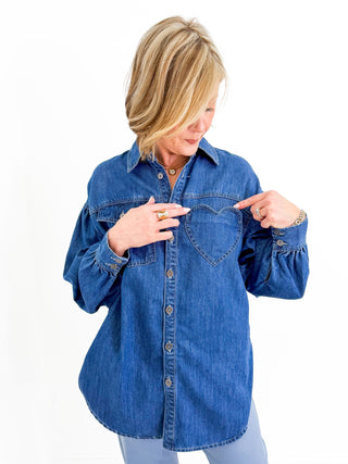 Love Note Denim Jacket