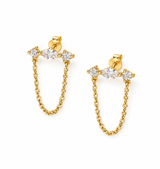 Nina Earrings by Chansutt Pearls